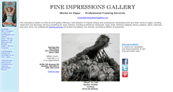 Desktop Screenshot of fineimpressionsgallery.com